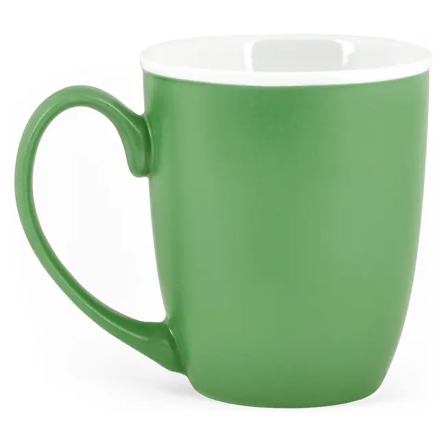 Чашка керамическая 'Milo' 350 мл Зеленый Белый 10099-03