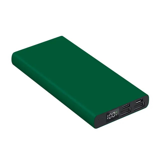 Універсальна мобільна батарея Powerbank 'Model A' 10000 mAh Черный Темно-зеленый 5482-06