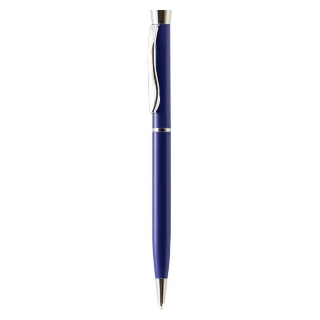 Ручка шариковая металлическая Серебристый Синий 12606-02