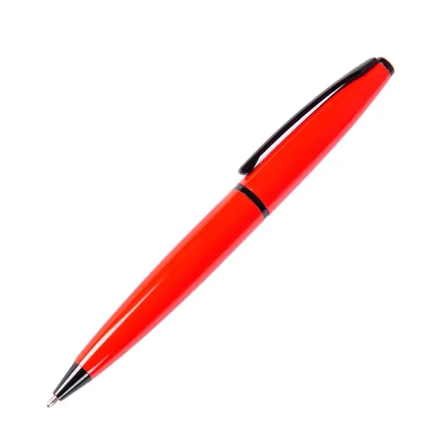 Ручка металева Черный Красный 7284-01