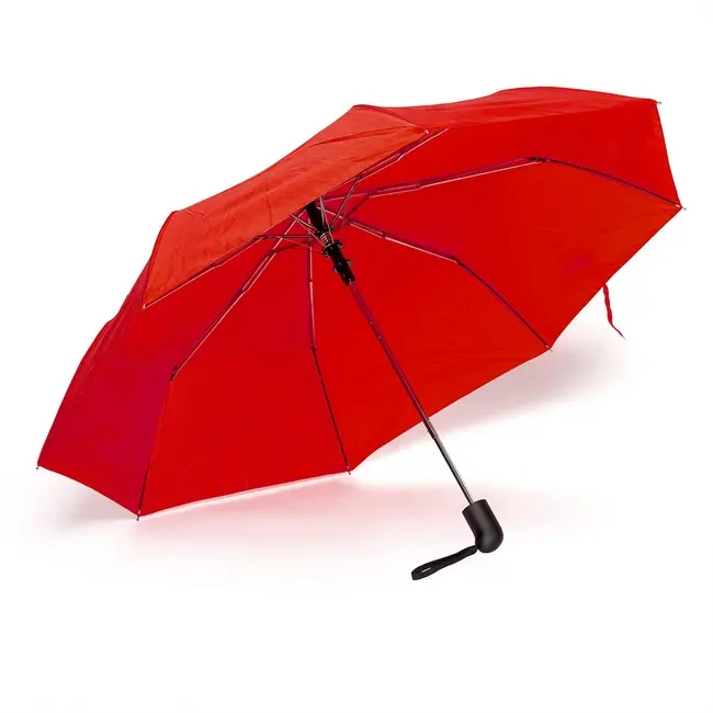 Зонт складной полуавтомат Красный 13655-06