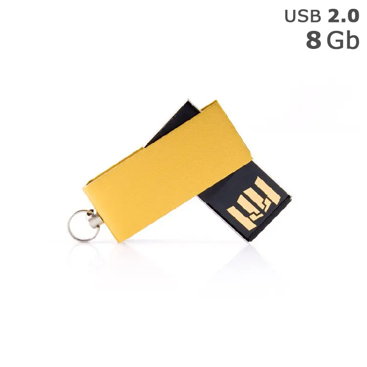 Флешка 'GoodRAM' 'CUBE' под логотип 8 Gb USB 2.0 золотистая Золотистый 4223-05