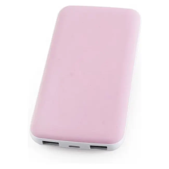 Зарядное устройство Powerbank 10000 mAh Розовый Белый 12219-02