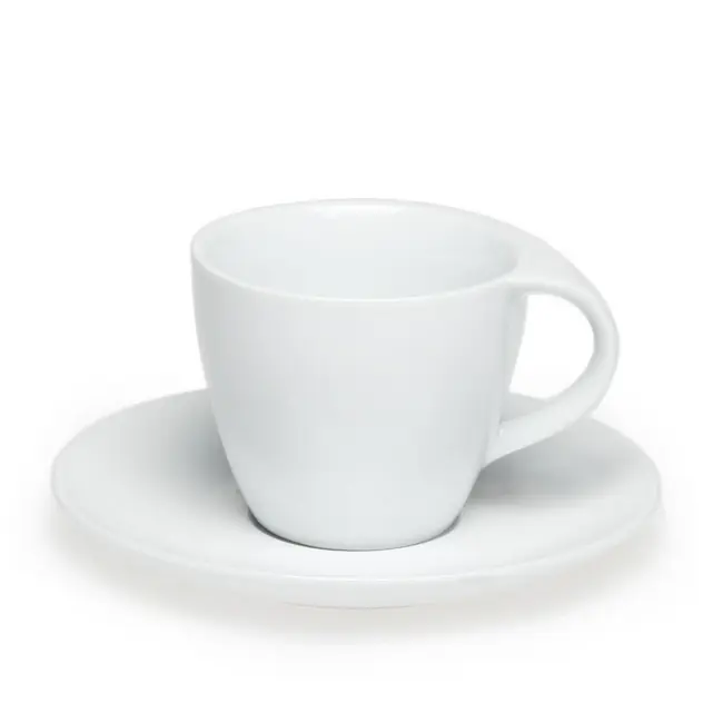 Чашка з блюдцем Белый 1335-01