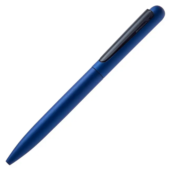 Ручка кулькова металева матова Синий Черный 8582-03