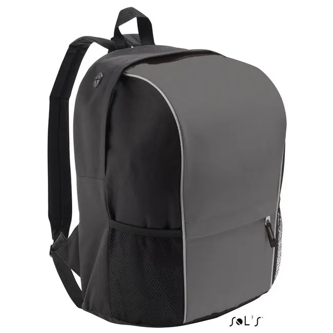 Рюкзак из полиэстера со светоотражающей окантовкой Серый Черный 3739-04