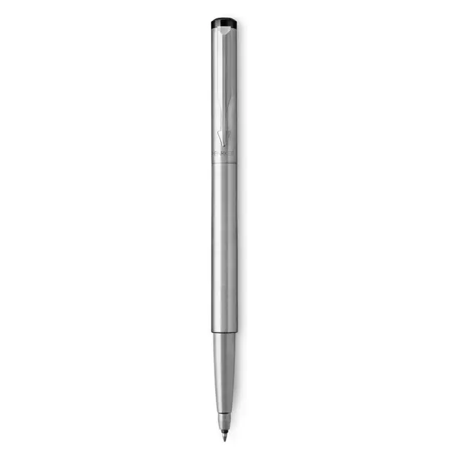 Ручка роллер 'Parker' VECTOR 17 Stainless Steel RB Серебристый Черный 10024-01