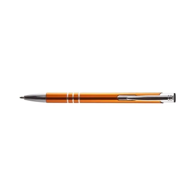 Ручка металева Серебристый Оранжевый 6433-04