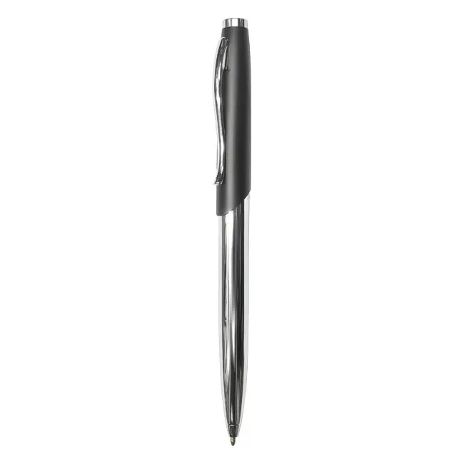 Ручка металлическая Серебристый Черный 3915-03