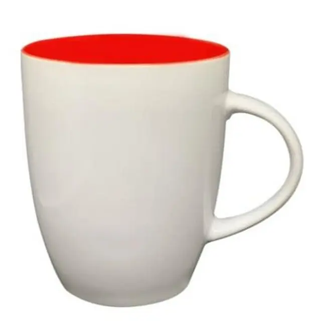 Чашка керамическая глянцевая 330мл Белый 14078-01