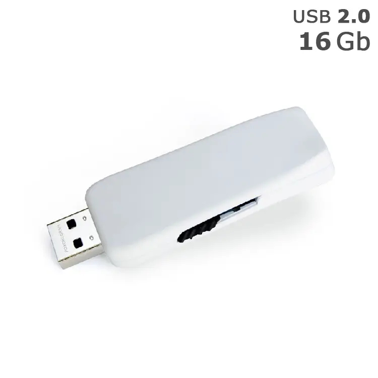 Флешка 'GoodRAM' 'SHARK' под логотип 16 Gb USB 2.0 белая Белый 5350-07