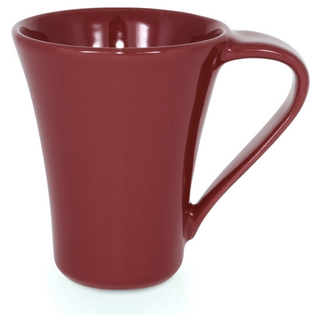 Чашка керамическая Flores 250 мл Бордовый 1758-02