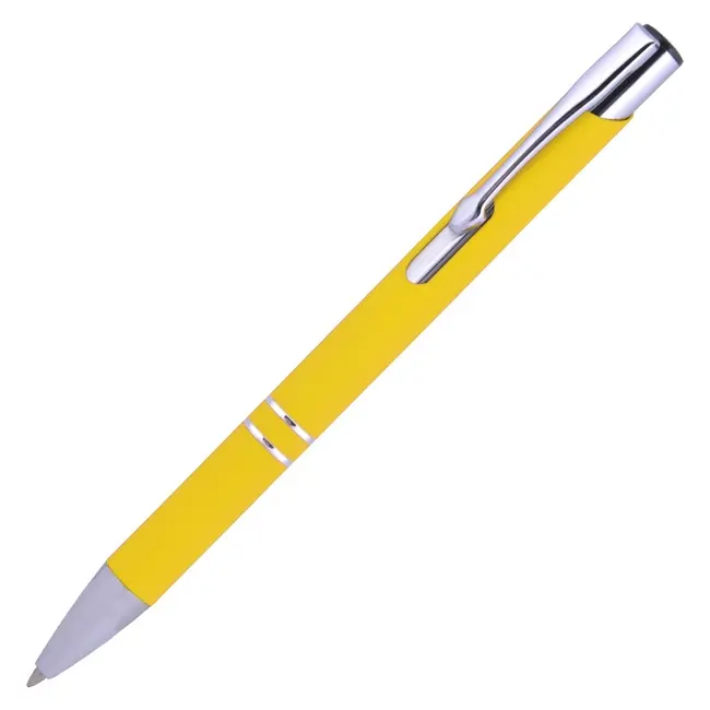 Ручка металлическая Желтый Серебристый 10061-02