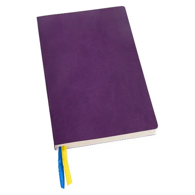 Щоденник А5 недатований кремовий блок Фиолетовый 12230-10