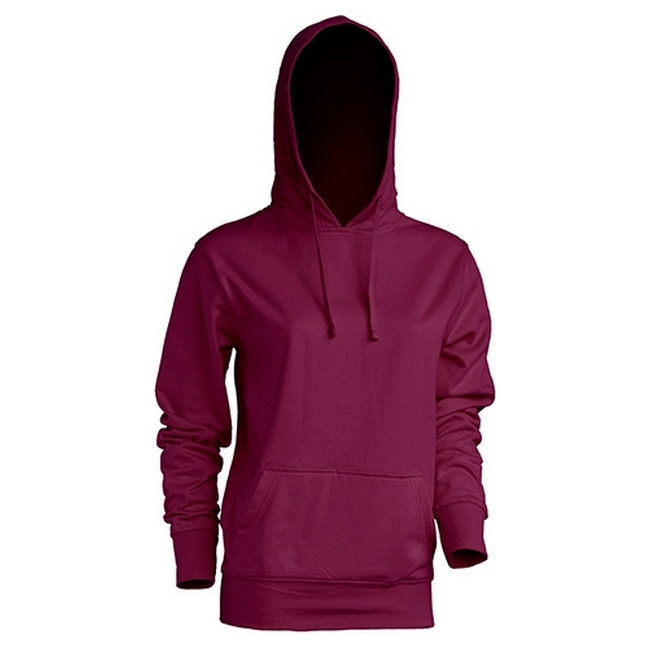 Толстовка 'JHK' 'KANGAROO SWEATSHIRT LADY' BURGUNDY