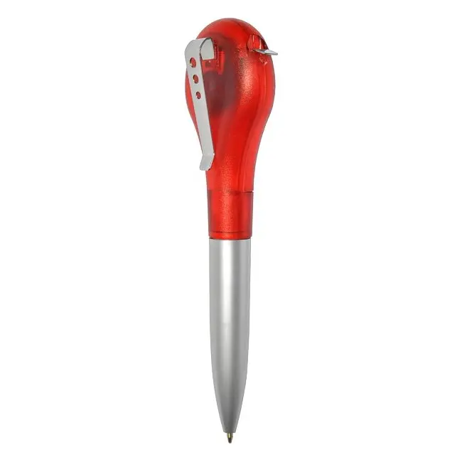 Ручка рулетка на 1 м Серебристый Красный 3863-02