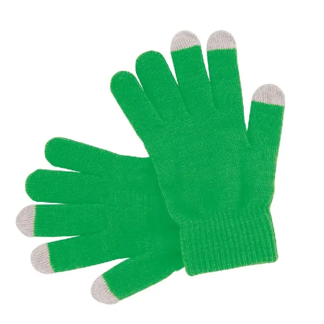 Перчатки для сенсорних екранів Зеленый Серый 6819-04