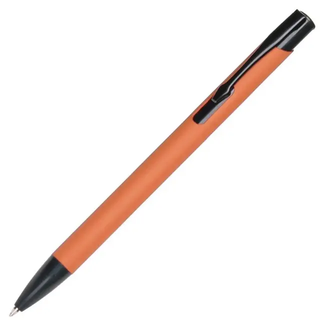 Ручка металева Черный Оранжевый 13047-04