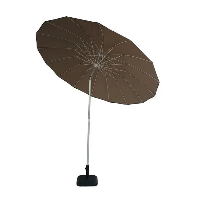 Зонт садовый 2,4м Серебристый Коричневый 13416-01
