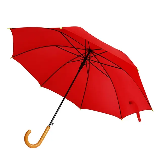 Зонт-трость полуавтомат Красный 12142-05