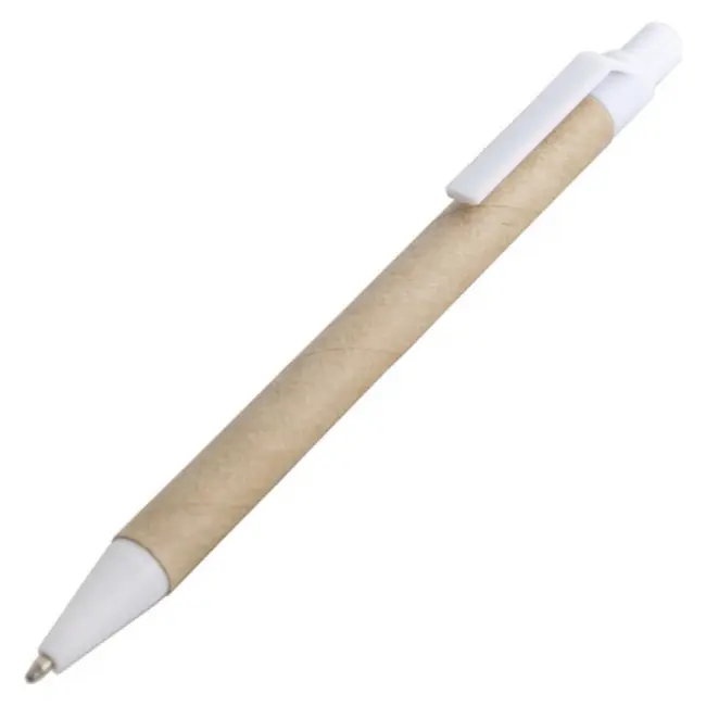 Ручка ЭКО шариковая бумажная Белый 14735-01