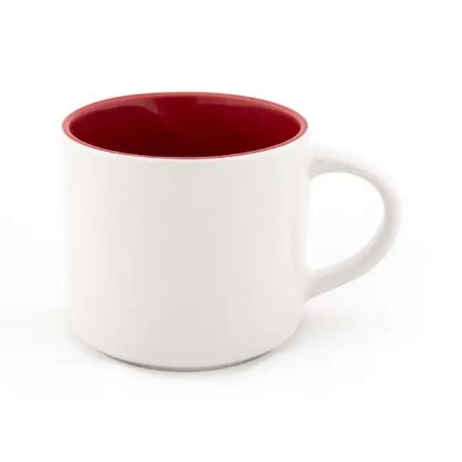 Чашка керамическая сублимационная Белый Красный 7017-02