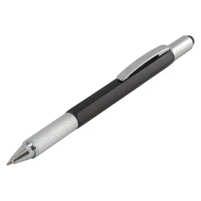 Ручка 5 в 1 пластикова Серебристый Черный 12245-02