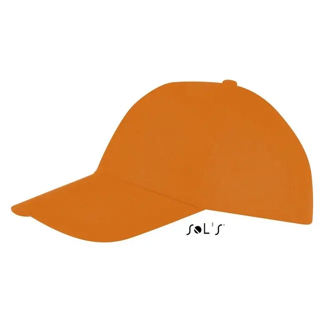 Кепка бейсболка 'SOL’S' 'BUZZ' 5 панелей липучка Оранжевый 6865-13
