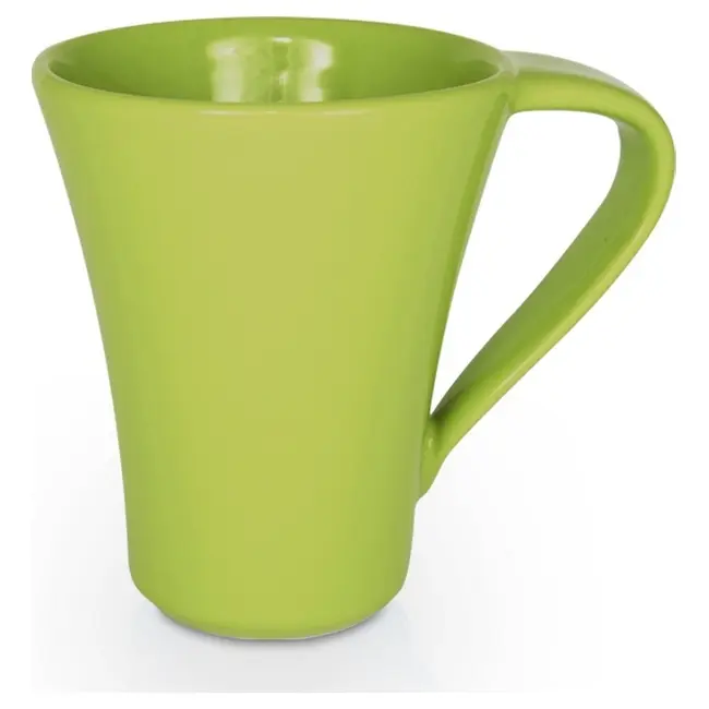 Чашка керамічна Flores 250 мл Зеленый 1758-23