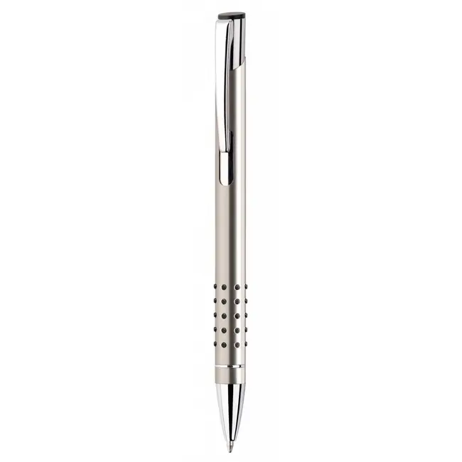 Ручка металлическая Серебристый Черный 5673-08