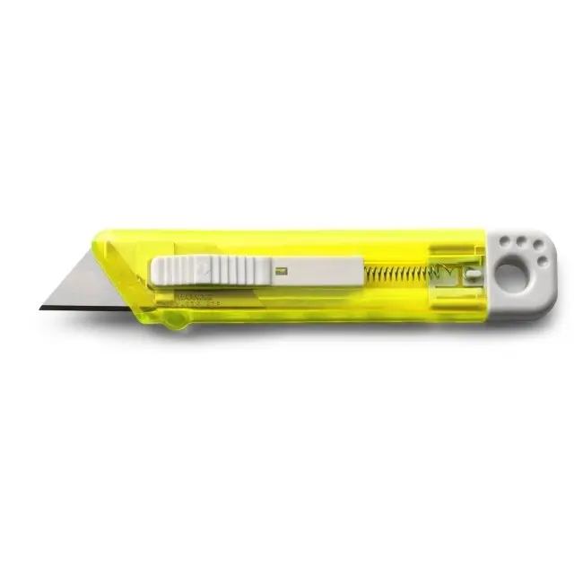 Нож канцелярский Желтый Белый Прозрачный 6706-01