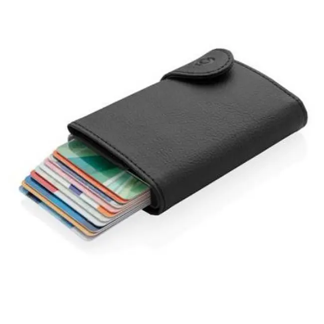 Кошелек для 8-12 кредитных карт Черный 14208-01