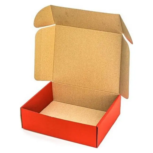 Коробка картонная Самосборная 300х240х90 мм красная