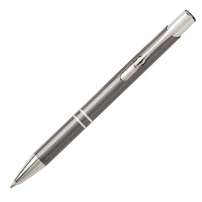 Ручка металлическая шариковая Серебристый Серый 8283-01