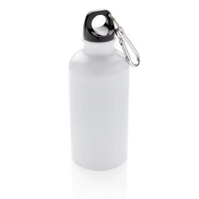 Бутылка для воды алюминиевая 400мл Белый 14184-03