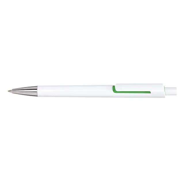 Ручка пластикова Серебристый Белый Зеленый 2793-05