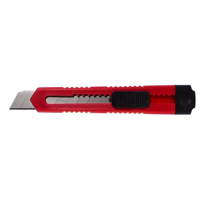 Нож канцелярский 18 мм Черный Красный 7689-02