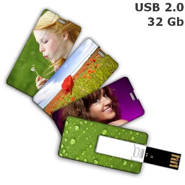 Флешка 'GoodRAM' 'CREDIT CARD mini' 32 Gb USB 2.0 Белый 6352-01