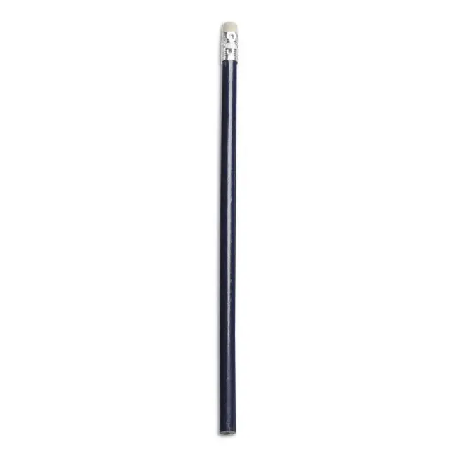 Дерев'яний олівець з гумкою Темно-синий 5048-03