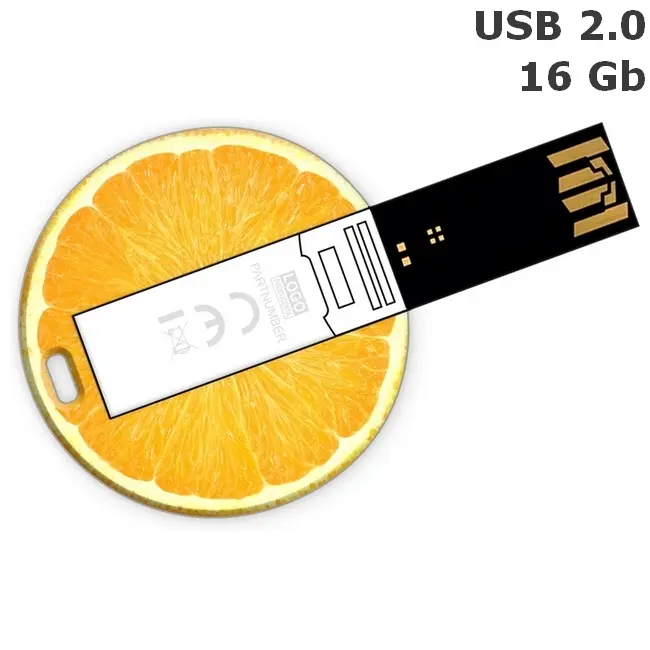 Флешка 'GoodRAM' 'CREDIT CARD round' 16 Gb USB 2.0 Белый 6355-01