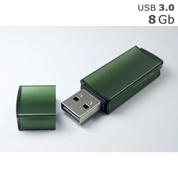 Флешка 'GoodRAM' 'EDGE' под логотип 8 Gb USB 3.0 темно-зеленая Зеленый 5235-04