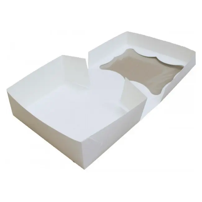 Коробка картонная Самосборная 330х255х110 мм белая Белый 13963-01