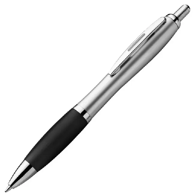 Ручка пластиковая Серебристый Черный 4588-12