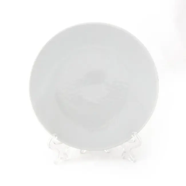 Тарелка керамическая сувенирная D 120 мм Белый 7027-01