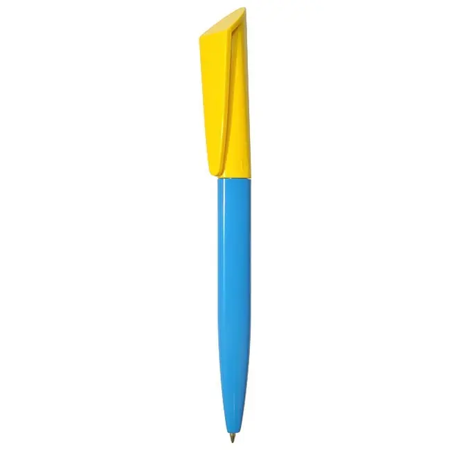 Ручка 'Uson' пластиковая Желтый Голубой 3910-64