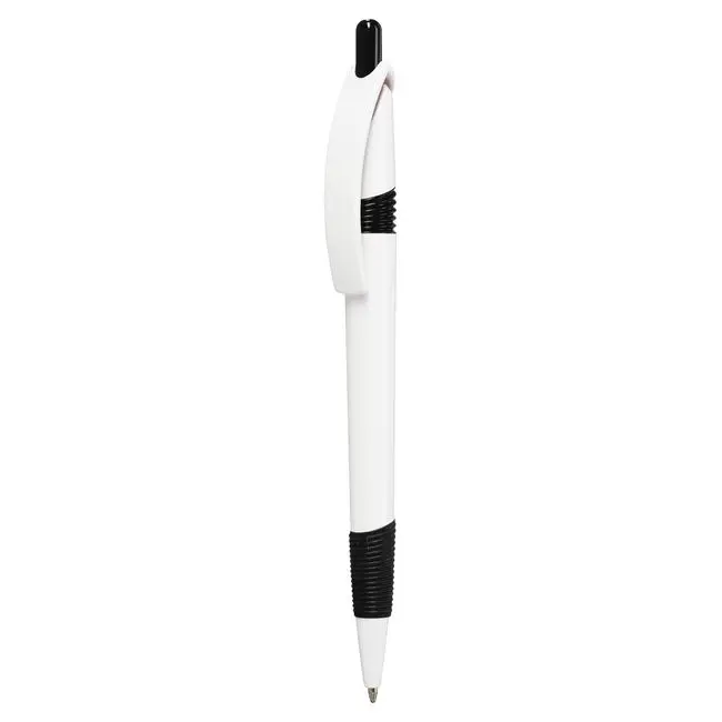 Ручка пластикова Белый Черный 5590-06