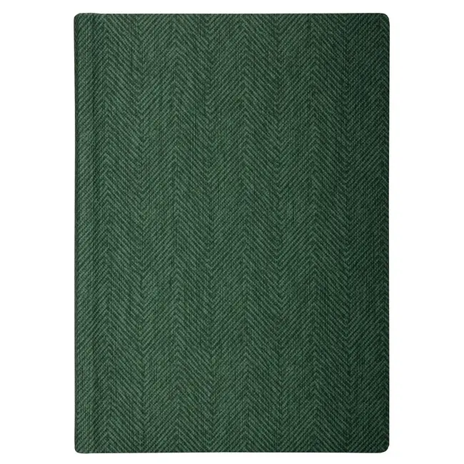 Щоденник A5 недатований 'Tweed' Зеленый 7823-02