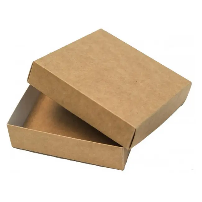 Коробка картонна Самозбірна 90х90х25 мм бура Коричневый 13829-02