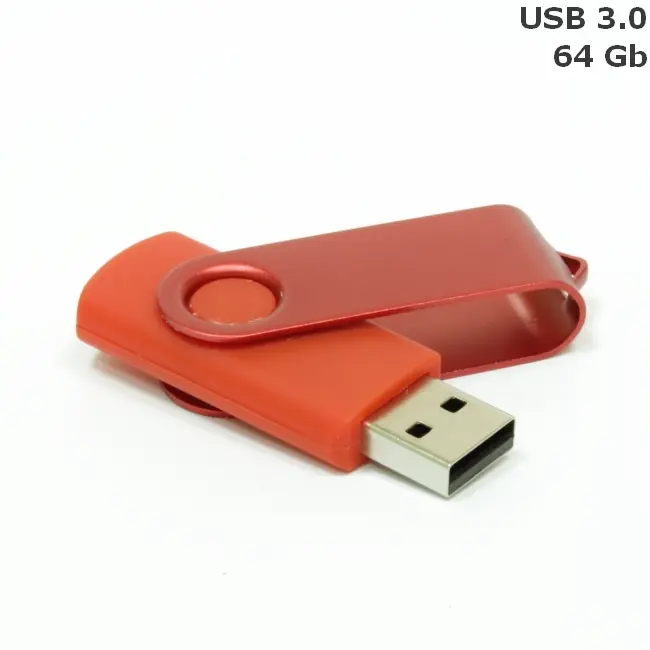 Флешка 'Twister' 64 Gb USB 3.0 Красный 14599-17