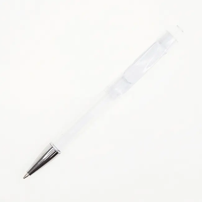 Ручка шариковая Белый Серебристый 12140-05